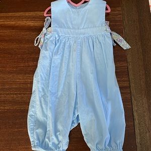 Hannah Kate girls fine wale corduroy overalls size 12m